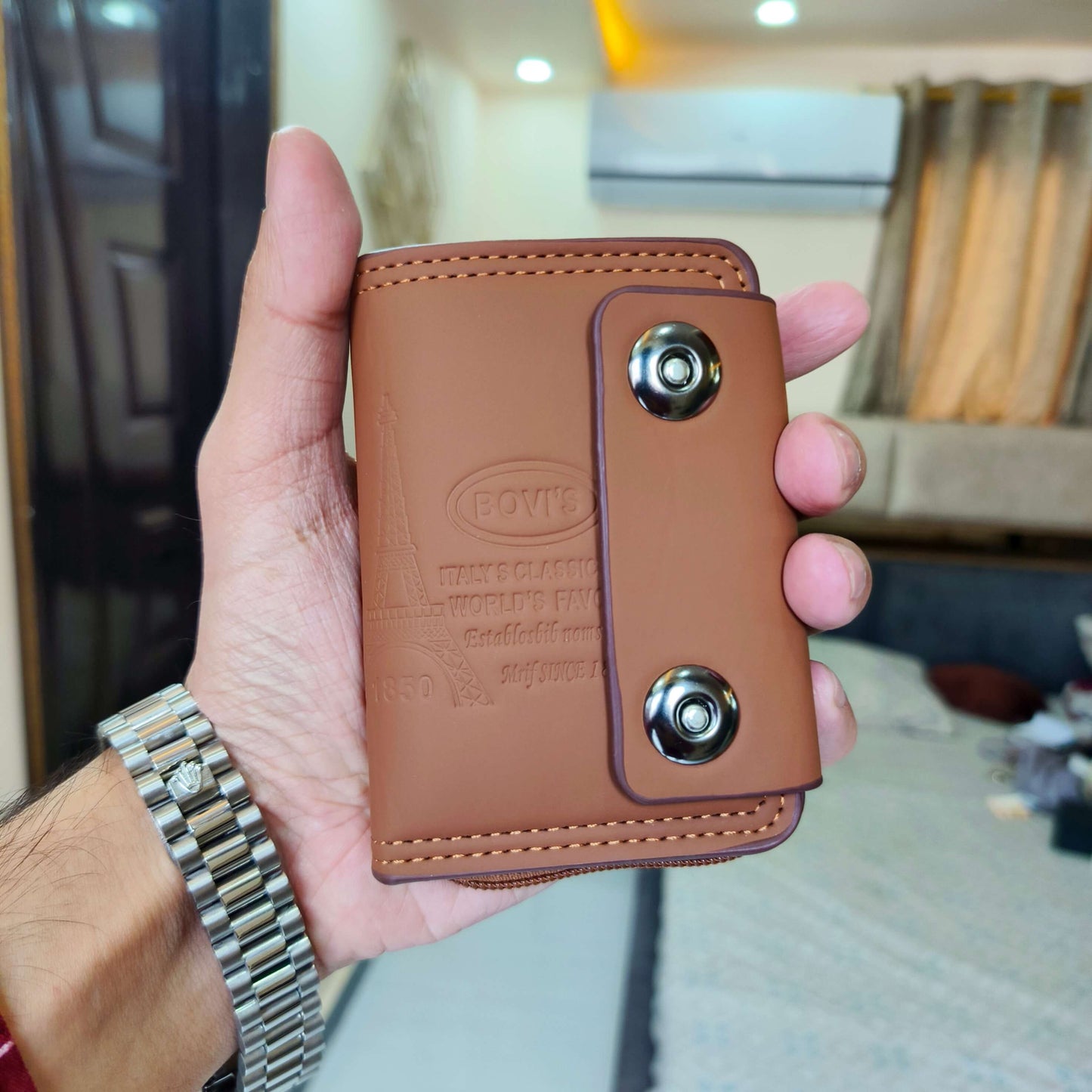 Pocket Size - Leather Wallet (20 Pockets)