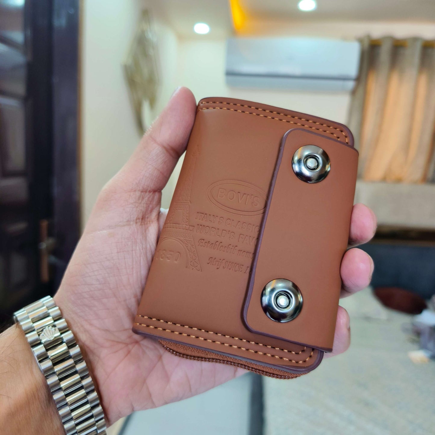 Pocket Size - Leather Wallet (20 Pockets)