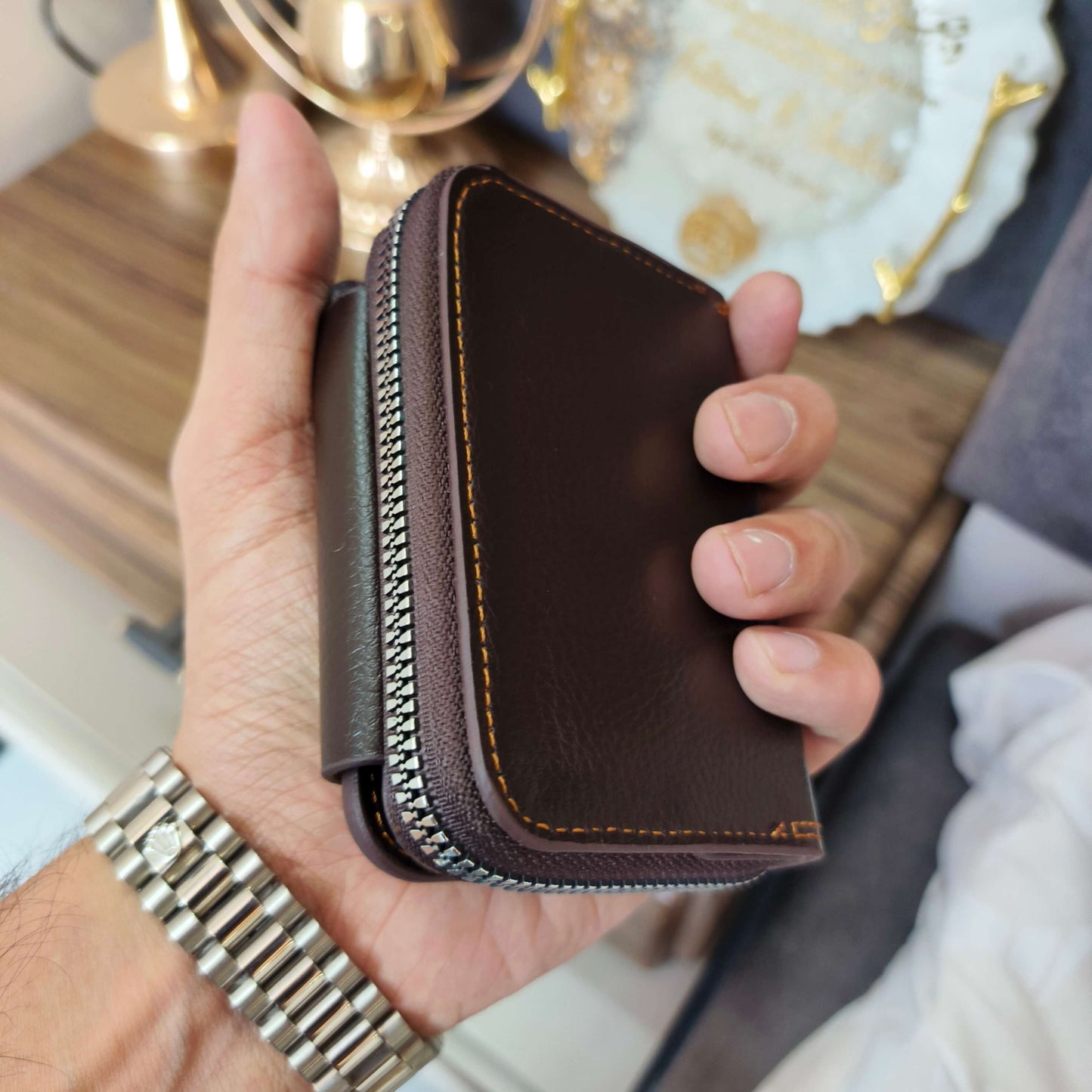 Pocket Size - Leather Wallet (20 Pockets)