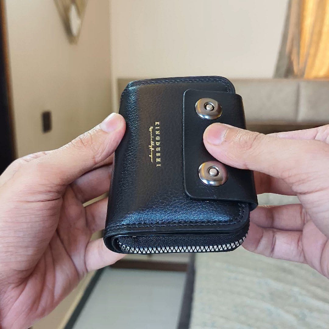 Pocket Size - Leather Wallet (20 Pockets)